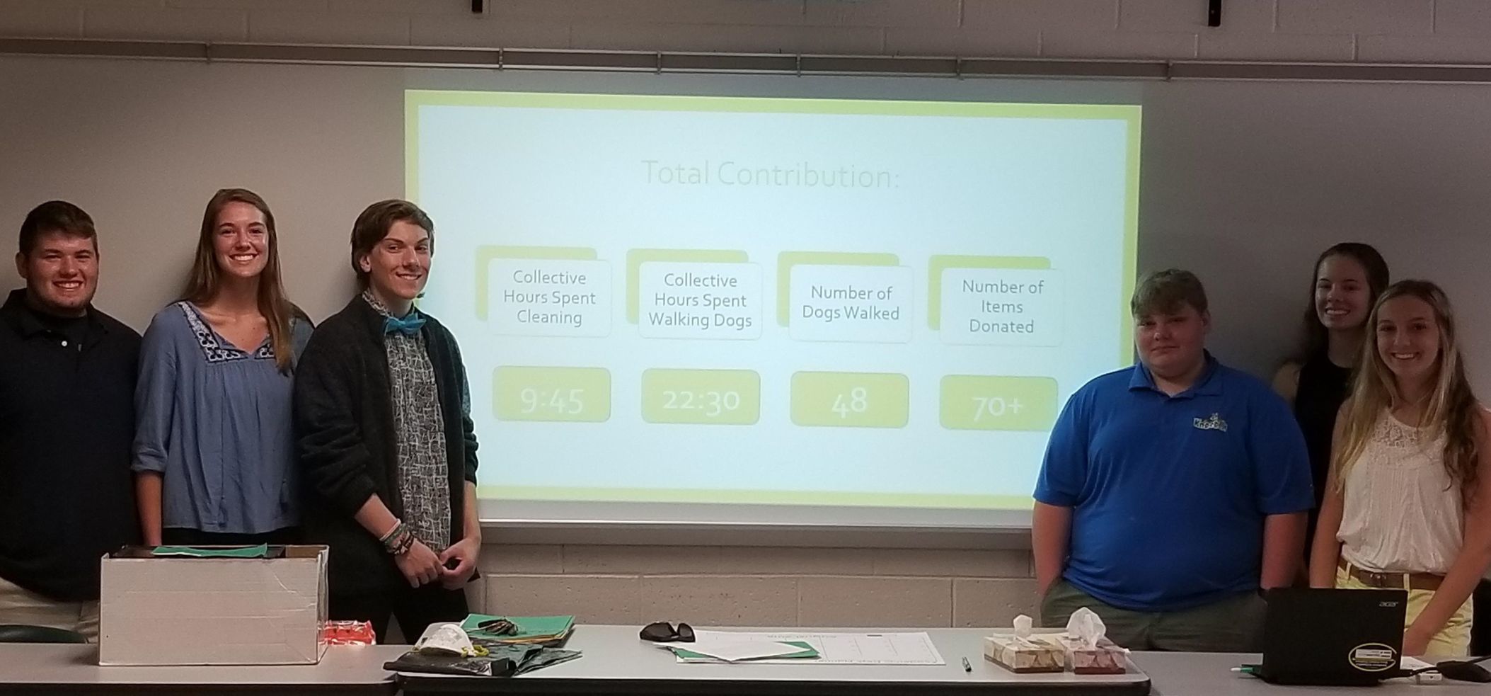SCA seniors complete service projects